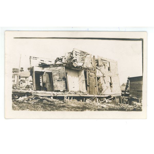 RPPC - Aftermath of the 1912 Regina, SK Cyclone