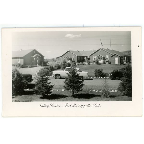 Vintage RPPC - “Valley Centre – Fort Qu’Appelle, Sask.”