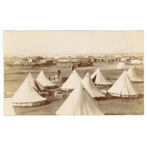 1903 RPPC - Barr Colony Encampment in Pre-Saskatoon Riverdale.