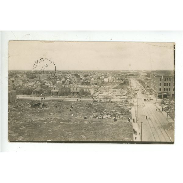 RPPC - Aftermath of the 1912 Regina, SK Cyclone