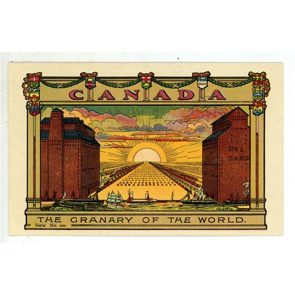 Vintage Post Card – “Canada.  The Granary of the World”