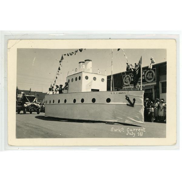 Vintage RPPC - “Swift Current.  July 1st”.  Saskatchewan.