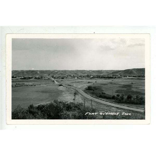 Vintage RPPC – “Fort Qu’Appelle, Sask.”