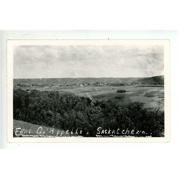 Vintage RPPC – “Fort Qu’Appelle, Saskatchewan”