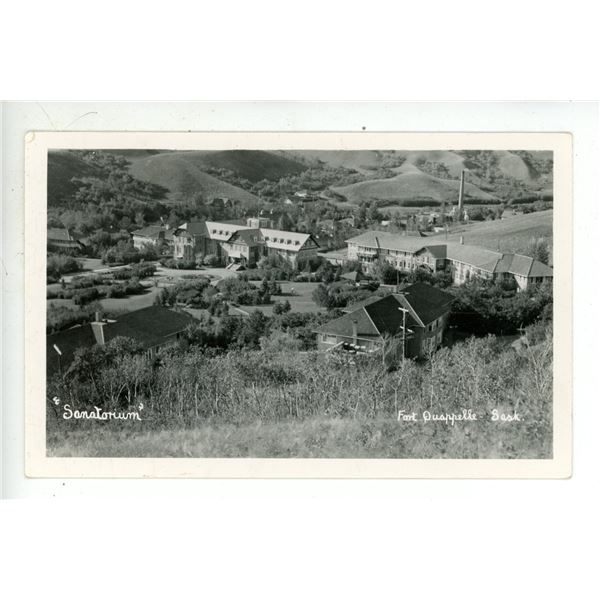 Vintage RPPC – “Sanatorium.  Fort Qu’Appelle, Sask.” (Tuberculos