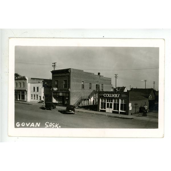Vintage RPPC – “Govan, Sask.”