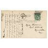 Image 2 : Unique RPPC, Message on back written in Morse Code.  Postmarked Watrous, Sask.  1909.