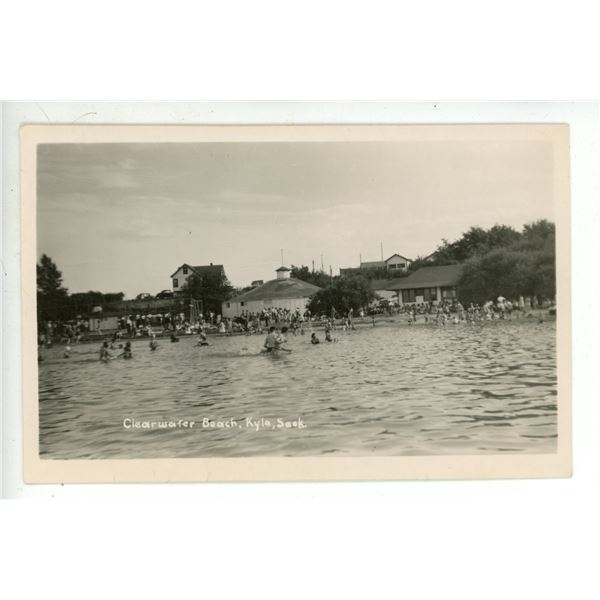 Vintage RPPC – “Clearwater Beach, Kyle, Sask.”