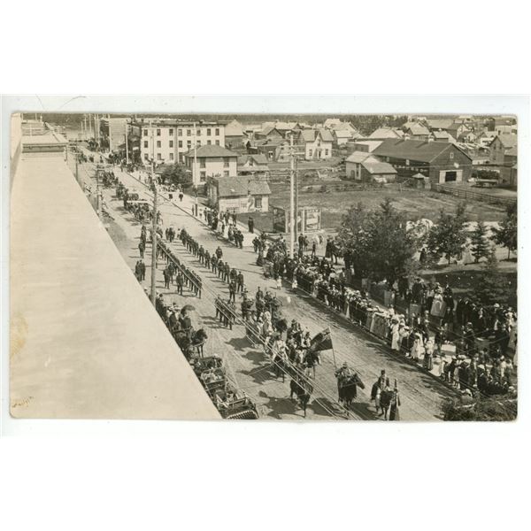 Early 1900’s RPPC – Parade in Prince Albert, Sask.
