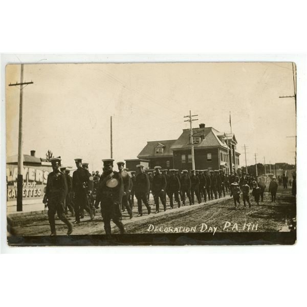 Early 1900’s RPPC – “Decoration Day.  P.A. 1911”.  Prince Albert