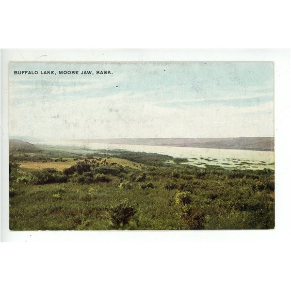 Vintage Post Card – “Buffalo Lake, Moose Jaw, Sask.”