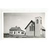 Image 1 : Vintage RPPC – “Anglican Church and Manse, Cut Knife, Sask.”