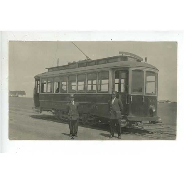 Early 1900’s RPPC - Moose Jaw, Sask. Trolly