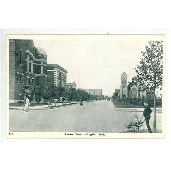 Vintage Post Card – “Lorne Street – Regina, Sask.”