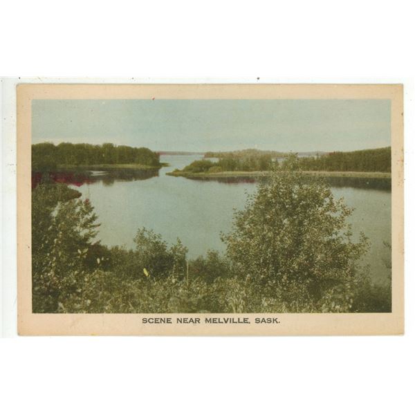 Vintage Post Card – “Scene Near Melville, Sask.”