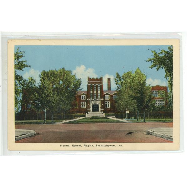 1940 Post Card – “Normal School, Regina, Saskatchewan.”