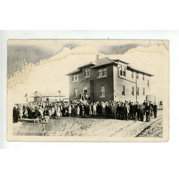 1920’s RPPC – “Opening of Wilkie Union Hospital.” Wilkie, Sask.