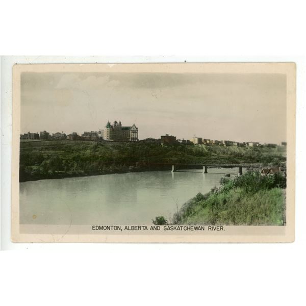 1950 Post Card – “Edmonton, Alberta and Saskatchewan River.”