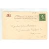 Image 2 : 1900 Post Card - Postmarked Pre-Saskatchewan “Regina, ASSA.”  Embossed Flags & Coa