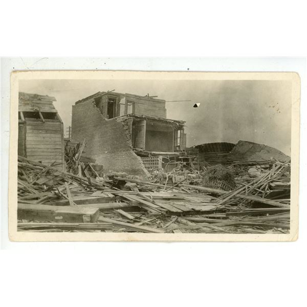 Vintage Photograph – Aftermath of the 1912 Regina, SK Cyclone.
