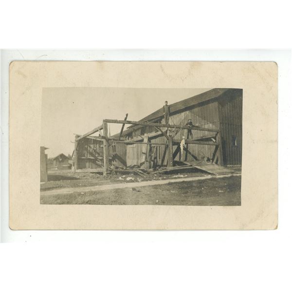 RPPC - Aftermath of the 1912 Regina, SK Cyclone.