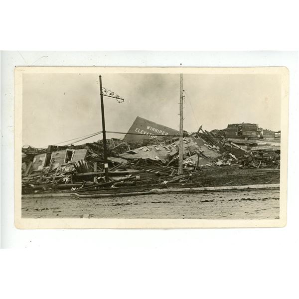 Vintage Photograph – Aftermath of the 1912 Regina, SK Cyclone.