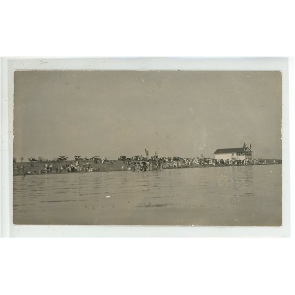 Vintage RPPC – Marked on Back “Regina Boat Club.  North Shore Wascana Lake[x=#8221
