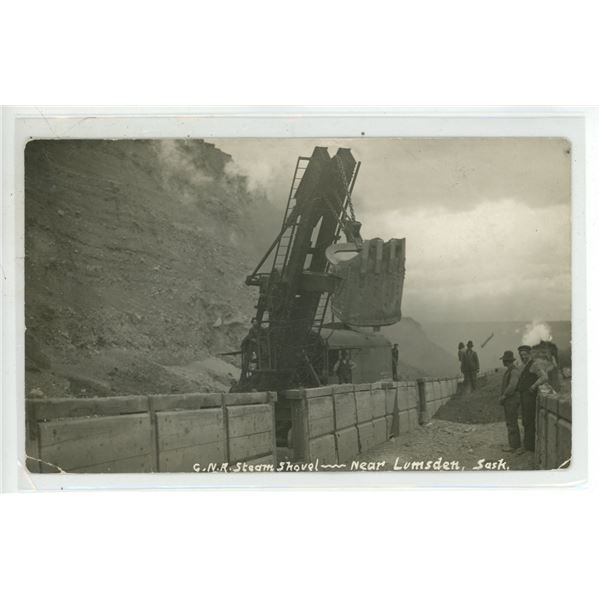 Vintage RCCP – “C.N.R. Steam Shovel – Near Lumsden, Sask.”