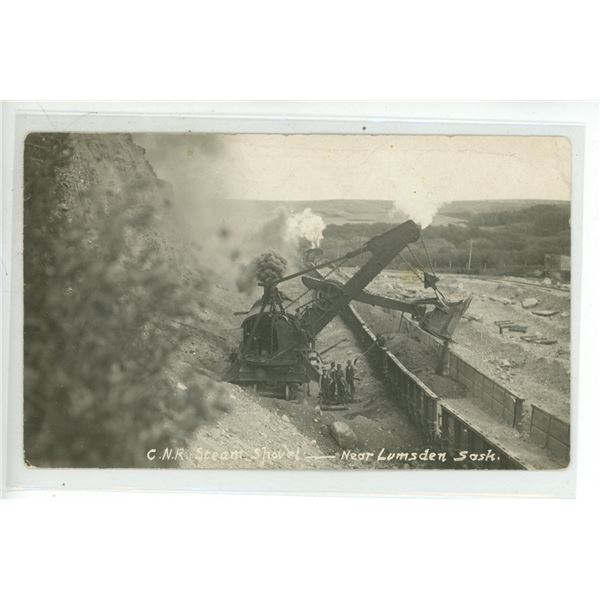 Vintage RCCP – “C.N.R. Steam Shovel – Near Lumsden, Sask.”
