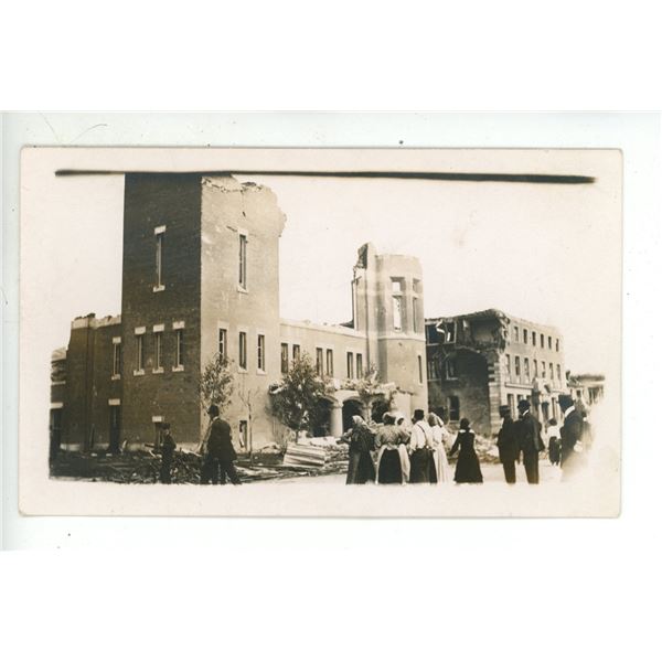 RPPC - Aftermath of the 1912 Regina, SK Cyclone.