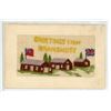 Image 1 : WWI Embroidered Post Card – “Greetings From Bramshott”, England.