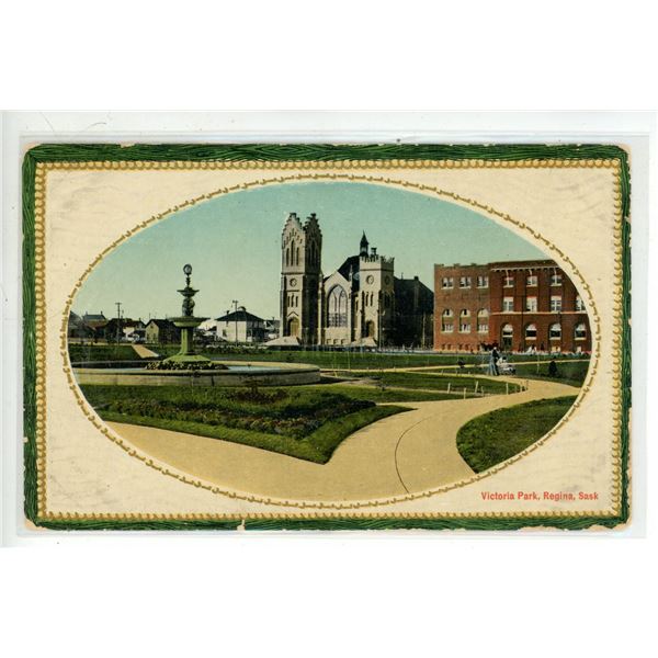 Vintage Post Card – “Victoria Park, Regina, Sask.”