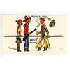 Image 1 : Vintage Cartoon Post Card – “At Mortlach, Sask.”
