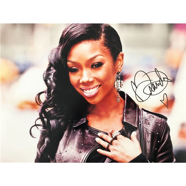 Musician Brandy signed photo