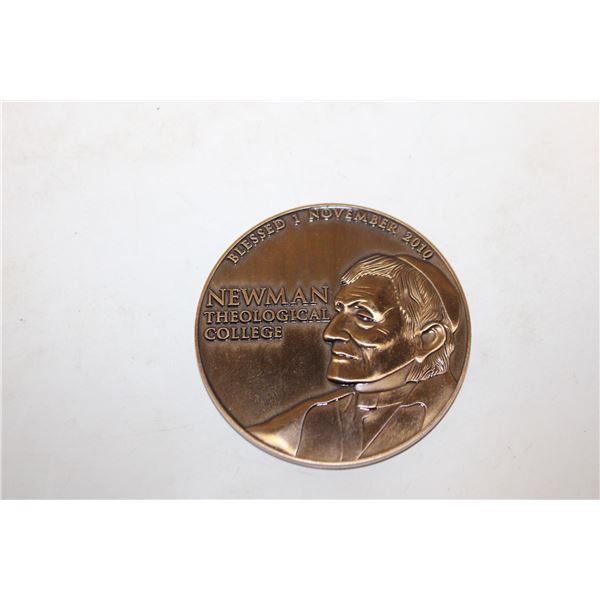 NEWMAN THEOLOGICAL COLLEGE MEDALLION