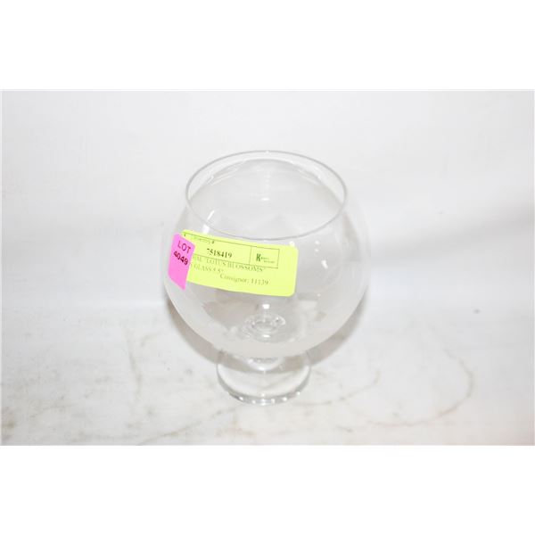 ROSENTHAL "LOTUS BLOSSOMS" BRANDY GLASS 5.5"