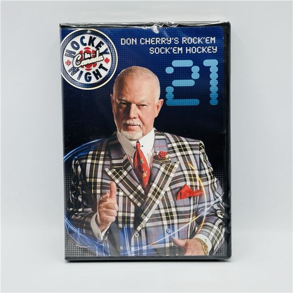 NEW DVD - "DON CHERRY ROCK'EM SOCK'EM HOCKEY 21"