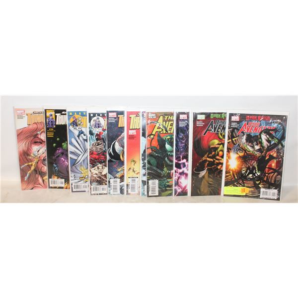 LOT OF 12 MARVEL THUNDERBOLT AND DARK AVENGERS