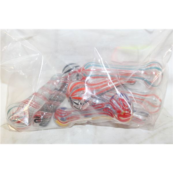 BAG OF GLASS PIPES