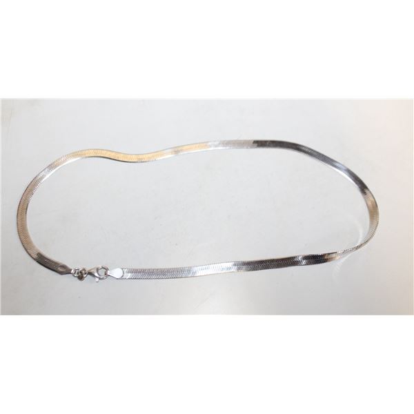 .925 SILVER ITALY WIDE FLAT CHAIN