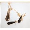 Image 1 : GOLD PEAR SMOKY STYLE PENDANT