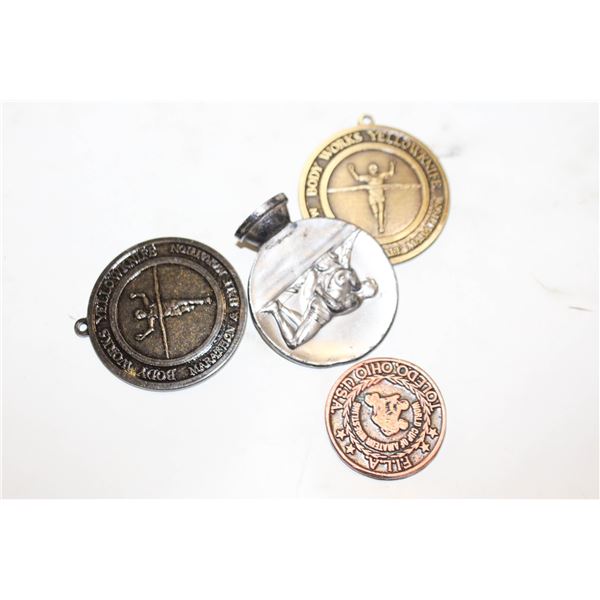 4 ATHLETIC  MEDALS