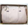 Image 1 : TOMMY HILFIGER ROSE-COLOR PURSE, 11.5"W X 9.5"H