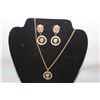 Image 1 : JEWELRY DISPLAY WITH REPLICA VERSACE NECKLACE &