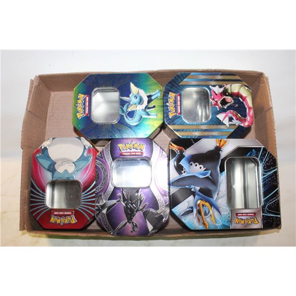 POKEMON TINS LOT