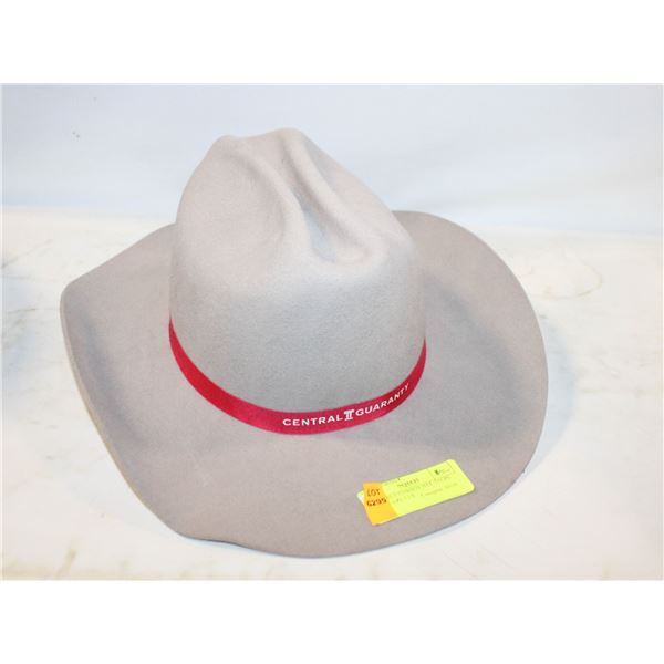 SMITHBILT COWBOY HAT, TAUPE COLOR SIZE 7 1/8,