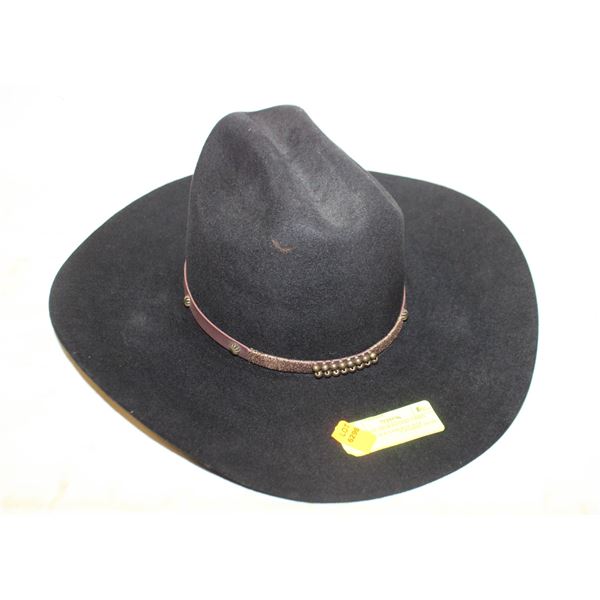 EDDY HAT DESIGNED BY CHRIS EDDY, BLACK COWBOY HAT