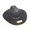 Image 1 : EDDY HAT DESIGNED BY CHRIS EDDY, BLACK COWBOY HAT