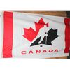 Image 1 : TEAM CANADA HOCKEY FLAG, 5FT X 3FT