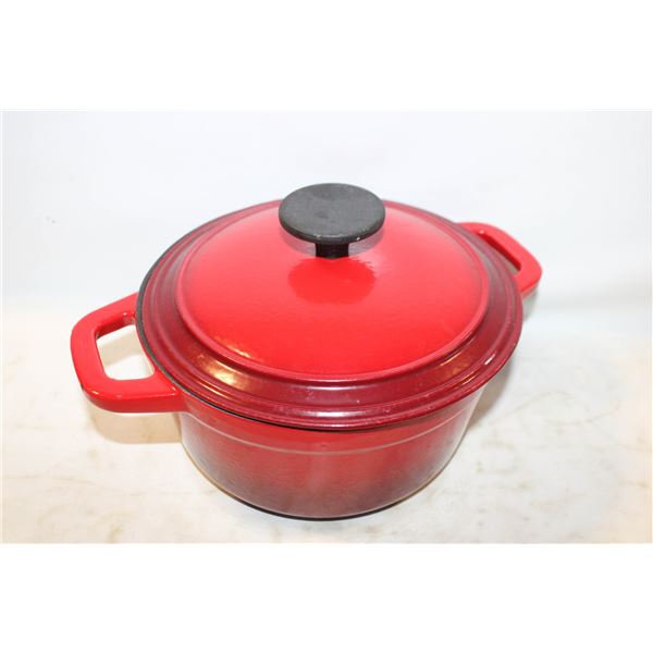 ENAMEL CAST IRON DUTCH OVEN